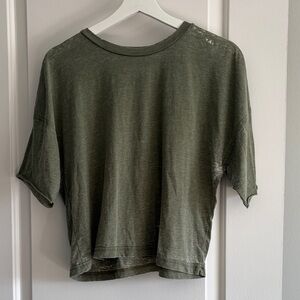 Olive Green Women's Top
